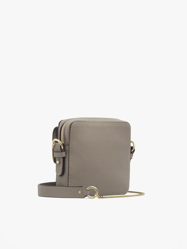 Chloé Bolsa Mujer Joan Gris Suede Cowhide DNPB30859